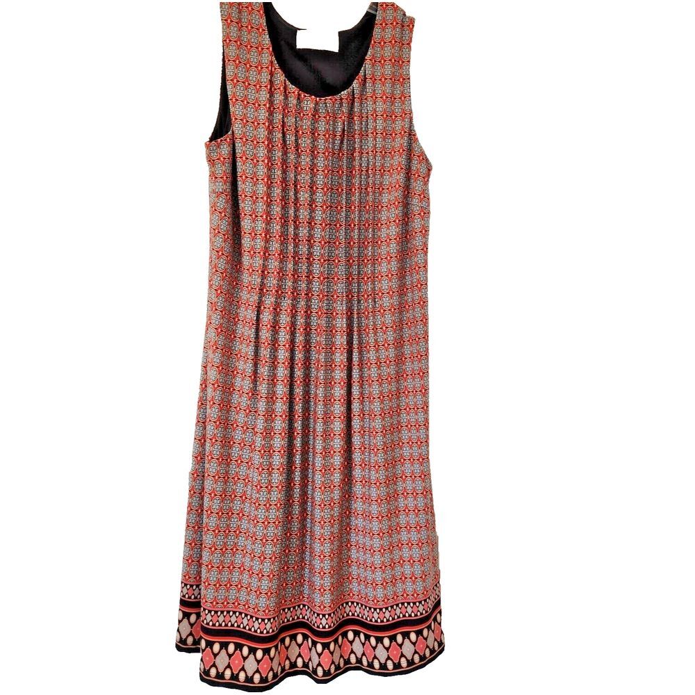 Chelsea Suite Women's Dress Pleated Lined Casual Flowing Loose Fit Size‎ 10